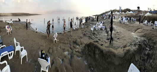 Ohne Wasserzufuhr trocknet das Tote Meer noch mehr aus