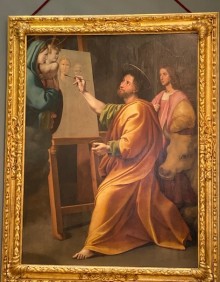 Saint Lucas painting Mary the Virgin