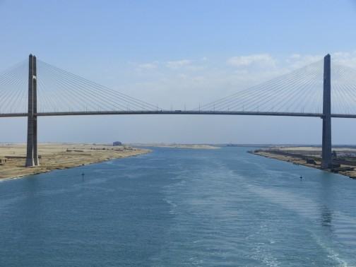 Suezkanal-Brücke