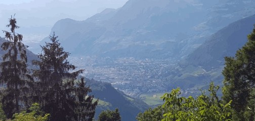 Blick nach Bozen