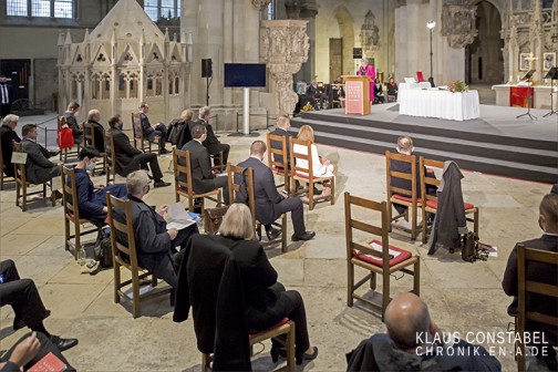 Corona machte es nötig, die Abstände wurden beachtet.