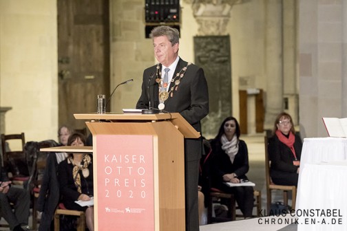 Der OB der Stadt Magdeburg mit seinem Grußwort.