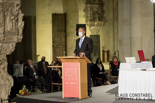 Rede des Preisträgers Klaus Iohannes.